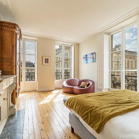 Appartement Luxe Avec Climatisation Parking Vue Exeptionnelle Bordeaux Exterior foto